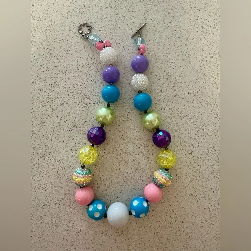 Bubblegum Chunky Necklace Girls